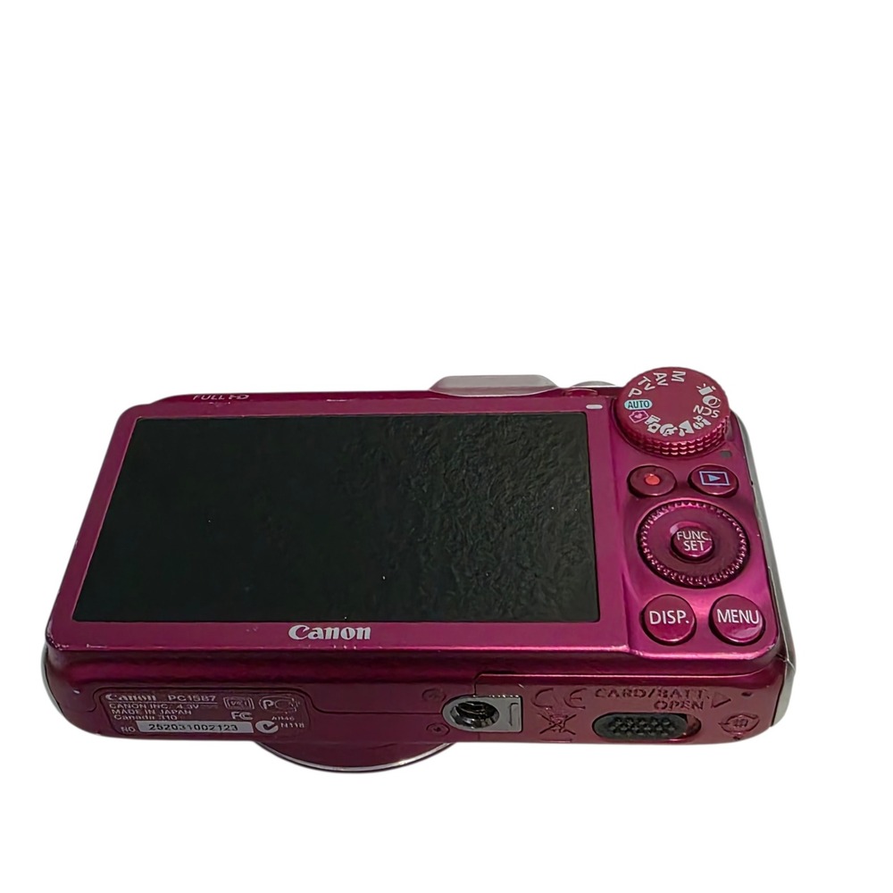 Canon PowerShot SX230 HS 12.1MP Digital Camera PINK Tested Battery Charger Card - Picture 6 of 9
